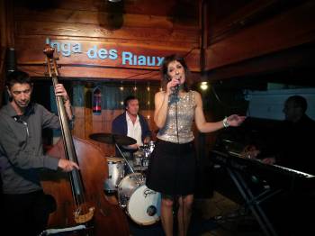 Nadine Cohen Jazz Quartet à bord d'Inga des Riaux