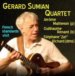 soirée Jazz avec le groupe Gérard SUMIAN Quartet